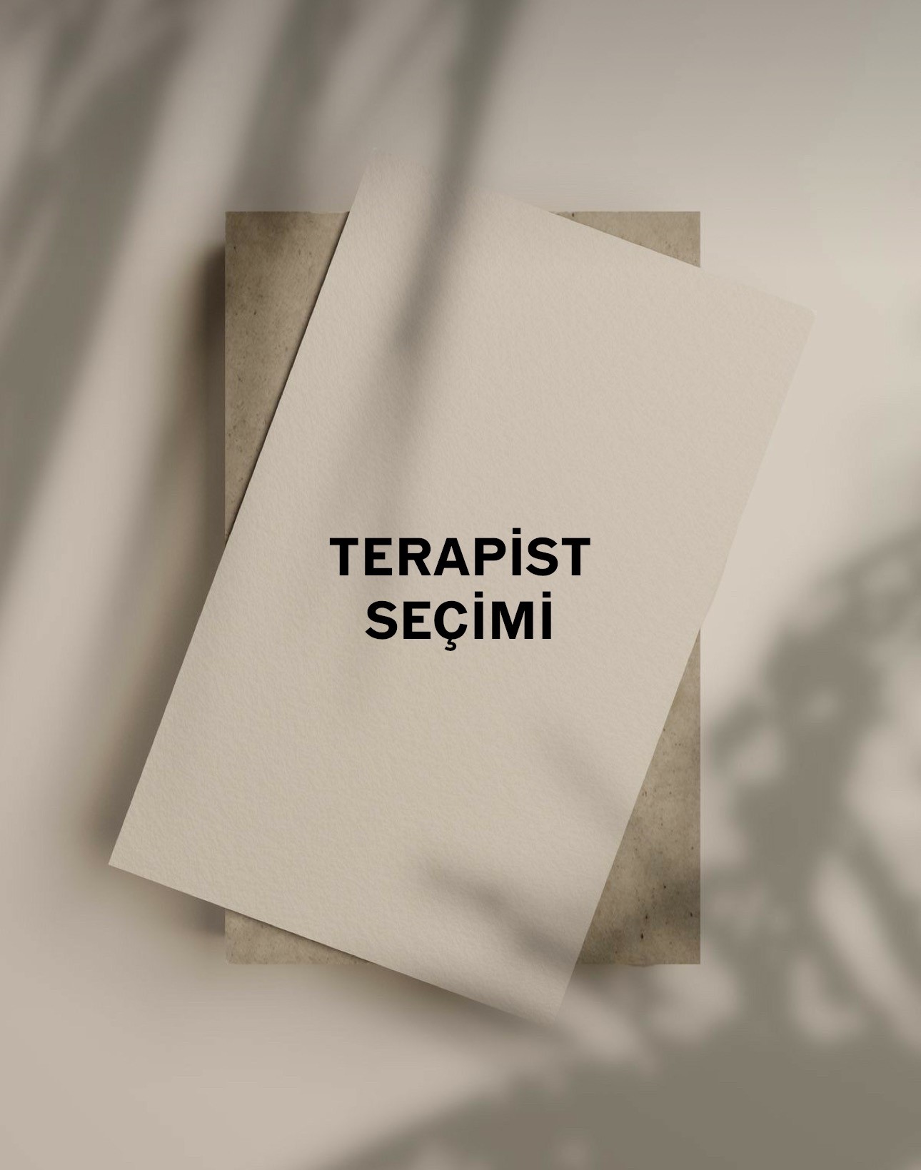 Terapistini Seçerken...